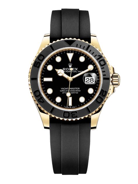 rolex yacht master oysterflex yellow gold